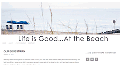 Desktop Screenshot of lifeisgoodatthebeach.ca